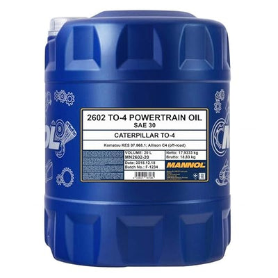 MANNOL TO-4 Powertrain Oil SAE 30 2602