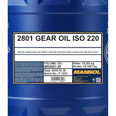 MANNOL Gear Oil ISO 220 2801