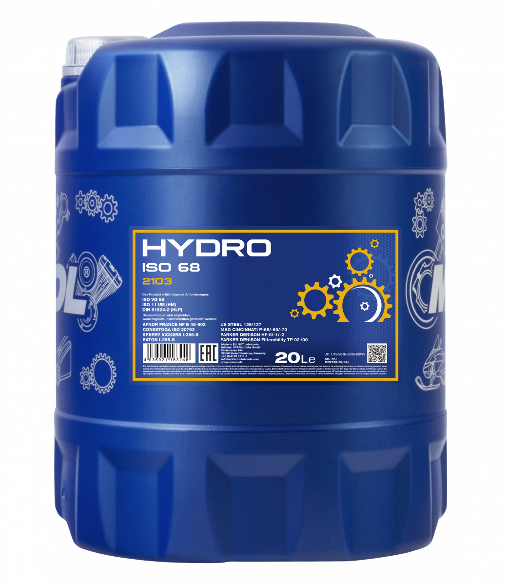 MANNOL Hydro ISO 68 Longlife 2103