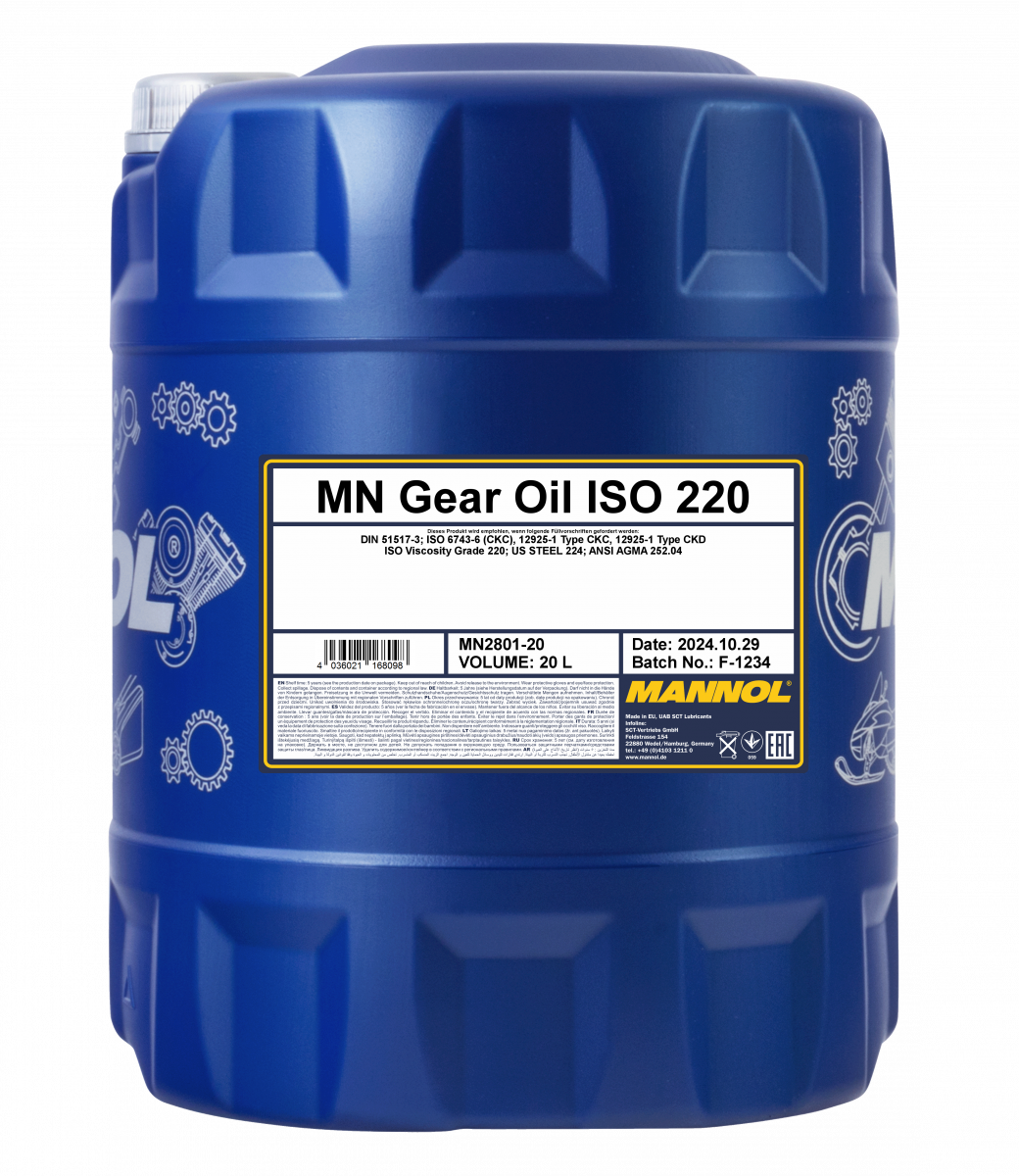 MANNOL Gear Oil ISO 220 2801
